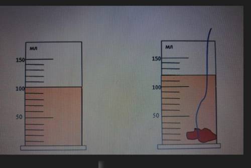 2. В мензурку налили неизвестную жидкость, массой 100 г. и полностью погрузили в нее твердое тело не