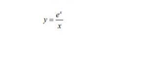 Производные 4 Задача. Исследовать функцию y = f (x) и построить ее график подробно. y=e^x /x