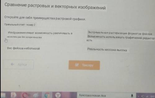 Растрлық графиканың артықшылықтарын тап​