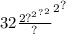 {32 { \frac{2 { { {?}^{2} }^{?} }^{2} }{?} }^{2} }^{?}