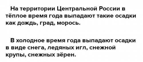 с условных знаков данных учебник на странице 122 укажи какие осадки выпадают в нашей местности в раз