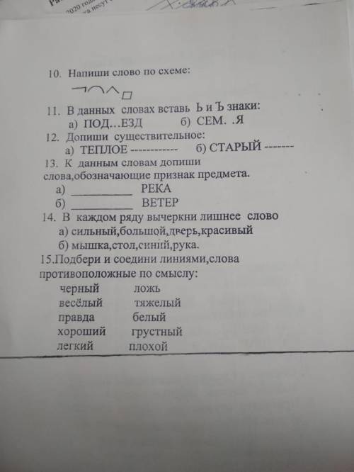 12. Какое существительное? сор