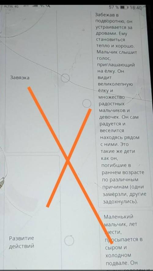 ТЕКСТ ЗАДАНИЯ Установите сответствие элементакомпозиции с его содержанием. СОЧ...​ЗавязкаРазвитие д