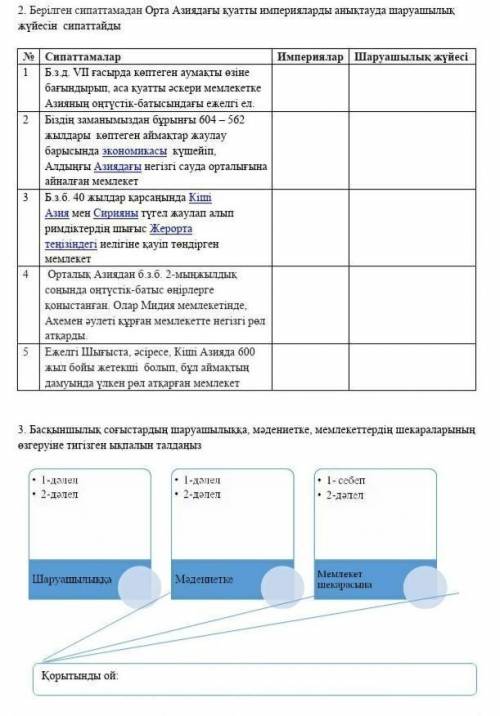 Босканшылык согыстардын шаруашылыкка мадиниети мемлекеттердин шекарларынны озгеруине тигизген вкрала