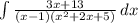 \int\limit {\frac{3x+13}{(x-1)(x^2+2x+5)}} \, dx