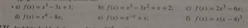 Найти точки графика функции y=f(x), через которые касательные к графику нарисованной функции паралле