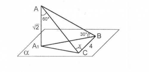 ОЧЕНЬ СИЛЬНО НУЖНА угол А=60° угол B=30° найти X​