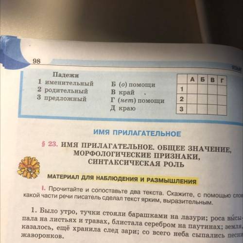 Я НЕ ЗНАЮ КАК ЭТО ДЕЛАТЬ Установите соответствия между падежами и именами существительными. Перечер