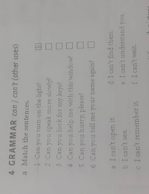 Help Match the sentences ​