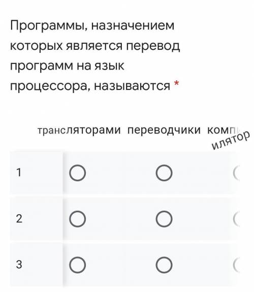 Программы, назначением которых является перевод программ на язык процессора, называются. трансля. пе