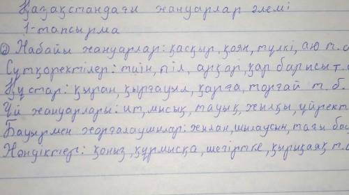 Ә Берілген кестеrе ездерің білетін, елімізде кездесетін жануарлардың аттарынжазыңдар.​