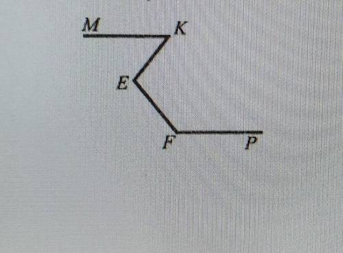 6. На рисунку MK||FP, ZPFEMK||FP, кутPFE = 130°, кутMKE — 60°. Знайдіть кутFEK​