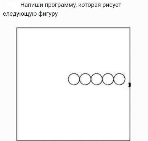 Программа которая рисует следующую фигуру​