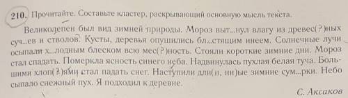 тема :имя прилагательное в языке и речи ​ упражнение 210