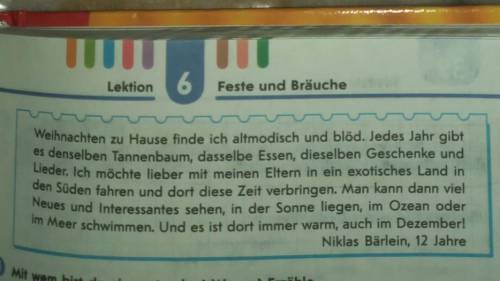 3 Lest die Leserbriefe zum Thema «Weihnachten zu Hause». aniIch habe Weihnachten besonders gern. Das