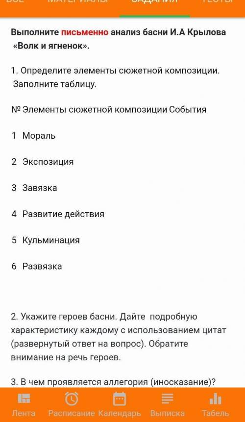 Выполните письменно анализ басни И.А Крылова  «Волк и ягненок». 4Объясните мораль басни. Что осуждае