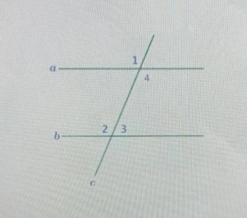 7класс геометрия Прямые а и b параллельны.Если угол 2 = 124°, то:угол 4 = 124,угол 1 = 56°;угол 3 =