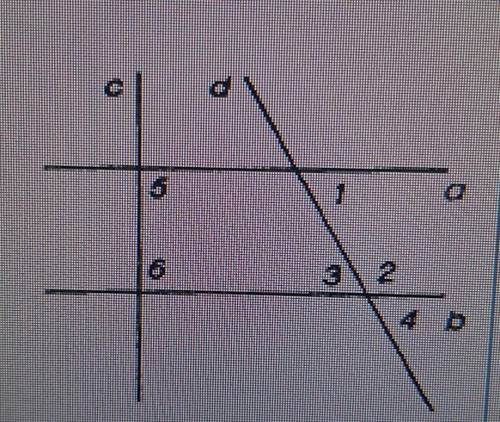 Параллельны ли прямые a и b, если 1)угол 1 = угол 32)угол 1 = угол 43)угол 1 + угол 2 = 180°4)угол 5