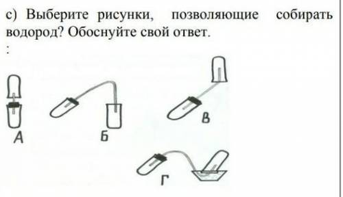 Химия Лабораторный опыт №7«Взаимодействие цинка с разбавленной соляной кислотой»c) Выберите рисунки,