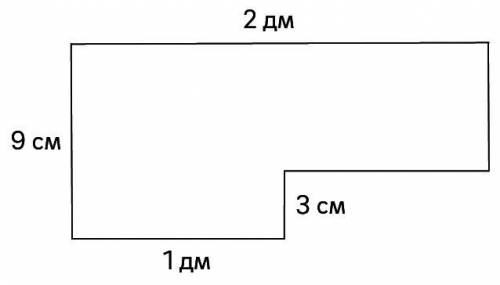 Найдите площадь фигуры в см².