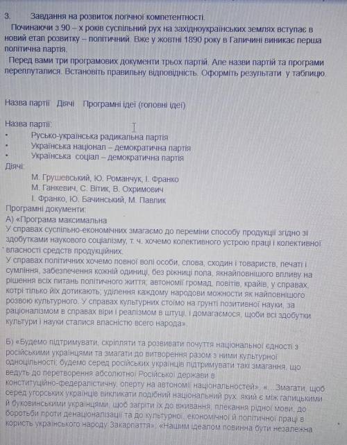 Практична робота особливості культурного та політичний етап національного відродження на західноукра