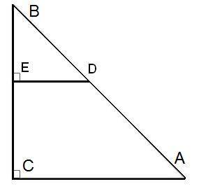 Дано: ΔEBD∼ΔCBA, BC= 36, DE= 5, AC= 15. Найти: EB