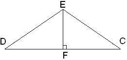 CE=DE,∢DEC=130°. Угол ECF равен