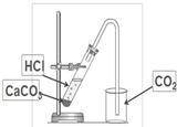 А) Какой метод используется для сбора углекислого газа на картинке?