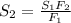 S_2 = \frac{S_1F_2}{F_1}