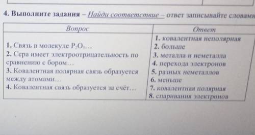 Выполните задания Найдите соответсвия реальный ответ​