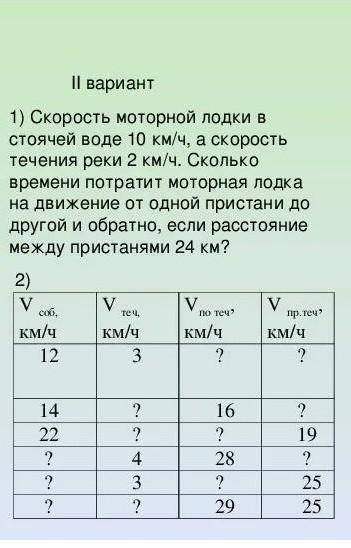 РЕШИТЕ 2 ЗАДАЧИ И ДАПОЛНИТЕ ТАБЛИЦУ​