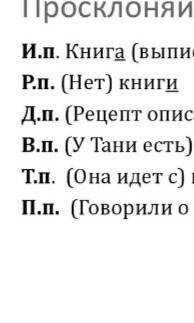 59бантиков и 7книг разбор по падежам заранее всем ​