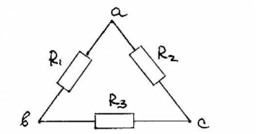 Три резистора включены по схеме (см. рис. ). Если резисторы включены в цепь (т.е. подключены к источ