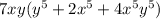 7xy( {y}^{5} + 2 {x}^{5} + 4 {x}^{5} {y}^{5} )