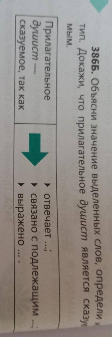 386Б. Объясни значение выделенных слов, опреде тип. Докажи, что прилагательное душист является ts, с
