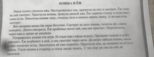 Выпиши из текста по два слова, соответствует данным схемам