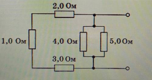 очень нужно 2)Определите общее сопротивление участка цепи.​