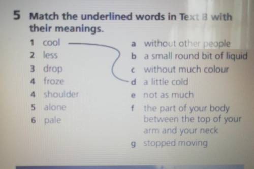 Match the underlined words in Text B with their meanings.