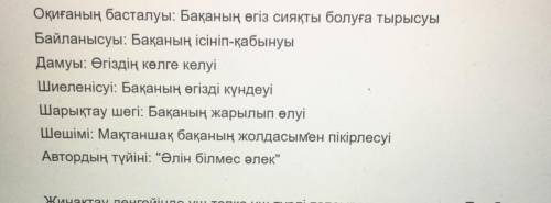 Бір Өгіз айдын шалқар көлге келді, Жағалап суаты бар жерге келді.Шілденің сарша тамыз ыстық кезі,Бек