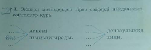 13. Оқыған мәтіндердегі тірек сөздерді пайдаланып,сөйлемдер құра.​