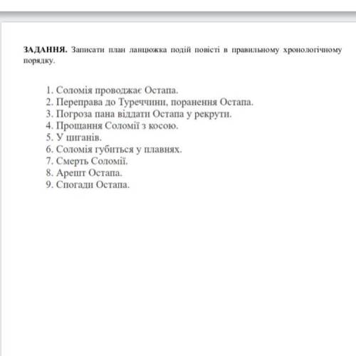 Ланцюжок в послідовній хронології «дорогою ціною»