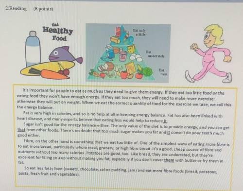 Comprehension. A-Are these sentences kuglon range USAV.1-People won't need to make exercise if they