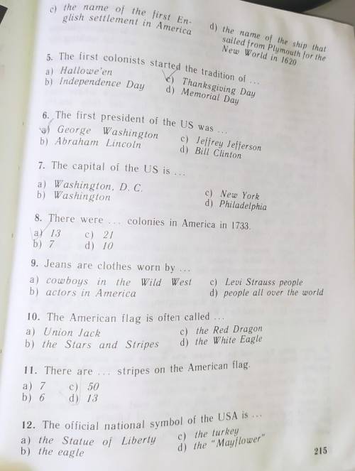 1. Make the right choice. 1. Christopher Columbus discovered America in ...c) 1492b) 1482 d) 1392140