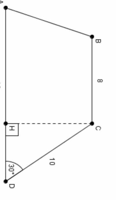 По рисунку 2, где ABCD - трапеция найдите её площадь​ ( мне надо