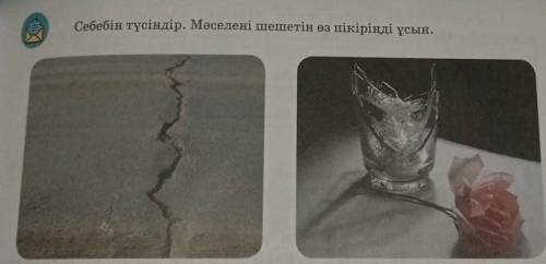 Себебін түсіндір. Мәселені шешетін өз пікірінді ұсын​