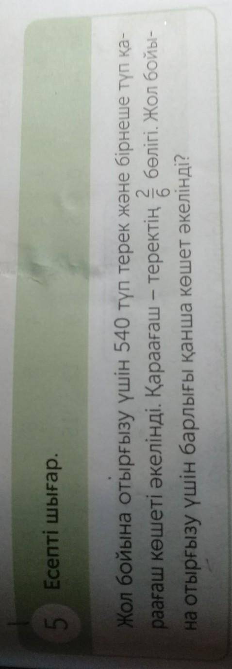 5 отчет наверное. для придорожной посадки было завезено 540 саженцев тополя и несколько саженцев Ага