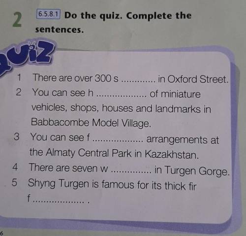 6.5.8.1quiz. Complete the2