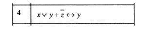 1. Построить таблицу данной булевой функции f(x,y,z)