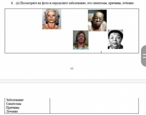 посмотрите на фото и определите заболевание, его симптомы,причины,лечение ​