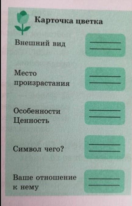 419. Разделитесь на группы. Составьте карто- теку цветов. Каждая группа составляет карточку одно- го